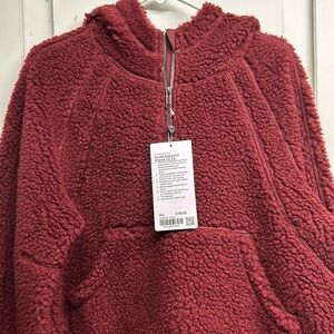 Lululemon Oversized Sherpa 1/2 Zip M/L